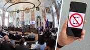 Bei Landtagssitzungen sollen Handys und Tabletts künftig teilweise tabu sein.