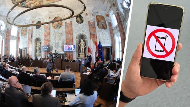 Bei Landtagssitzungen sollen Handys und Tabletts künftig teilweise tabu sein.