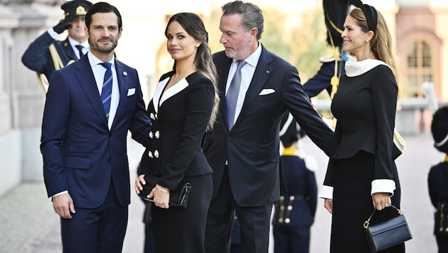 Royaler Auftritt in Stockholm: Prinz Carl Philip und Prinzessin Sofia trafen gemeinsam mit Chris ...
