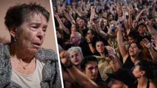 Zehntausende Menschen gingen für Maricarmen Abascal (87) und gegen die allgemeine Wohnungsnot in ...