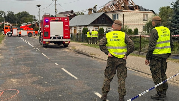 Nahe der polnisch-ukrainischen Grenze schlagen immer wieder russische Drohnen ein. Die Regierung ...
