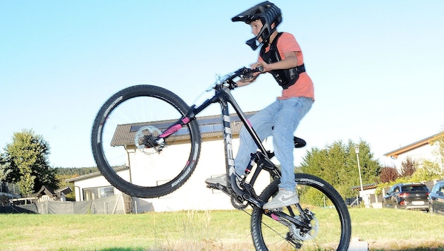 Hoch hinaus geht es für den zwölfjährigen Raphael Hausner aus Untererla im Mountainbike- und ...