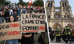 „Ich will Bildung und mich nicht verschulden“, „Frankreich brennt und unsere Feuerwehr mit“, ...