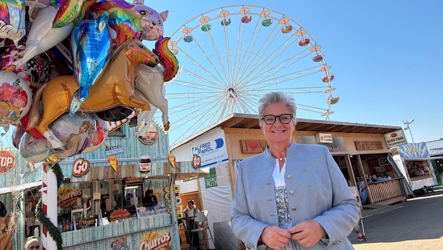 Silvia Radaelli ist jeden Tag auf der Wiesn anzutreffen.
