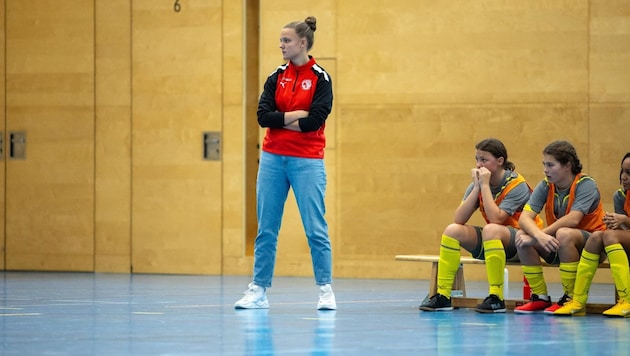 Als Trainerin voll in ihrem Element: Sophie Lappe.