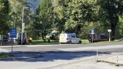 Der Hubschrauber C15 brachte den Verunglückten in ein Spital.