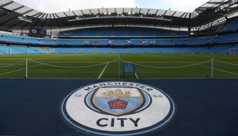 Die Heimstätte von Manchester City