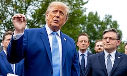 US-Präsident Donald Trump empfing die Chefs von KI-Unternehmen, um mit ihnen über die ...