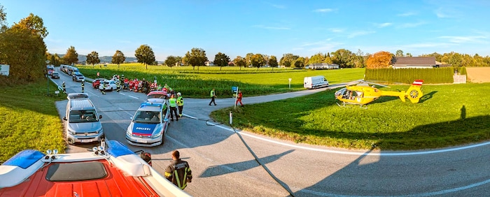 Ein Großaufgebot an Einsatzkräften war vor Ort.