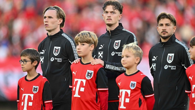 Didi Hamann glaubt an eine starke Weiterentwicklung von Patrick Wimmer (links), Paul Wanner ...