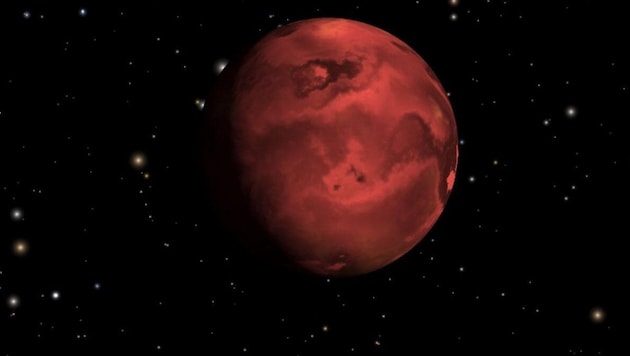 Illustration: Der Exoplanet HD 3167 b ist eine Supererde, die Hinweise auf eine Atmosphäre ...