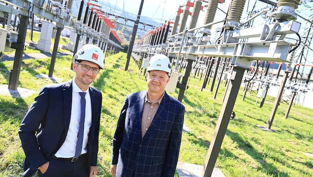 Tiwag-Vorstandsvorsitzender Michael Kraxner (li.) und Tinetz-Geschäftsführer Thomas Rieder.
