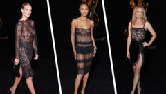 Rosie Huntington-Whiteley, Zoe Saldana und Amber Valletta überließen bei der Paris-Schau von ...