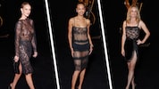 Rosie Huntington-Whiteley, Zoe Saldana und Amber Valletta überließen bei der Paris-Schau von ...
