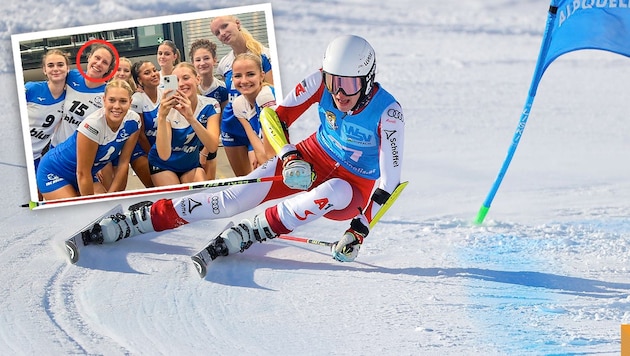 Magdalena Kappaurer beendete ihre Skikarriere Ende 2023, nun startet sie als Volleyballerin beim ...