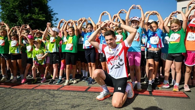 Ein Herz für Herzkinder: Andreas Raffler ist mehr als nur ein Läufer.