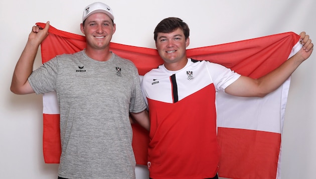 Sepp und Sam Straka waren auch bei den Olympischen Spielen 2021 in Tokio ein Team. Damals ...