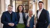 Die vier Klubobleute der Opposition: Hannes Schwarz, Sandra Krautwaschl, Claudia Klimt-Weithaler ...