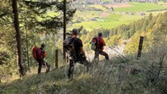 Bergretter bei Suchaktion in der Gadauner Schlucht 