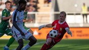 Goalie Domenik Schierl und seine Lustenauer (hier im Derby gegen Altach) wollen auch im Test ...