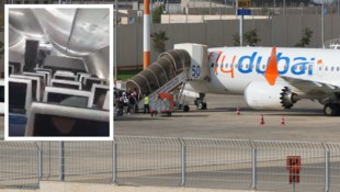 An Bord einer Maschine der Airline Flydubai kam es mutmaßlich zu einer versuchten Entführung. 
