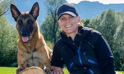 Isabella Strutz aus Salzburg ist mit Spürhündin „Crazy“ bei der Weltmeisterschaft in Rumänien im ...