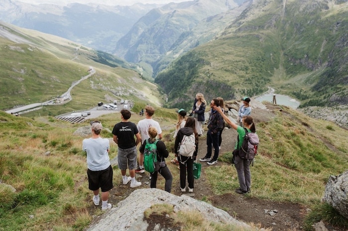Nationalpark-Rangerin Stefanie Winkler erklärte die Auswirkungen des Klimawandels auf die ...
