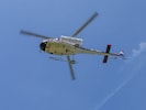 An der Großfahndung im März war auch ein Polizeihubschrauber beteiligt.