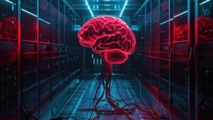 Künstliche Intelligenz ist allgegenwärtig – auch dieses bedrohliche Bild einer Kontrollübernahme ...
