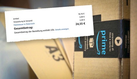 Wer seit 1. Oktober auf Amazon bestellt, findet bei der Kostenaufstellung die Paketsteuer ...