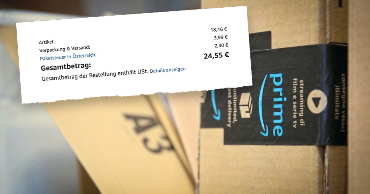 €2.40 parcel tax now on every Amazon order you place