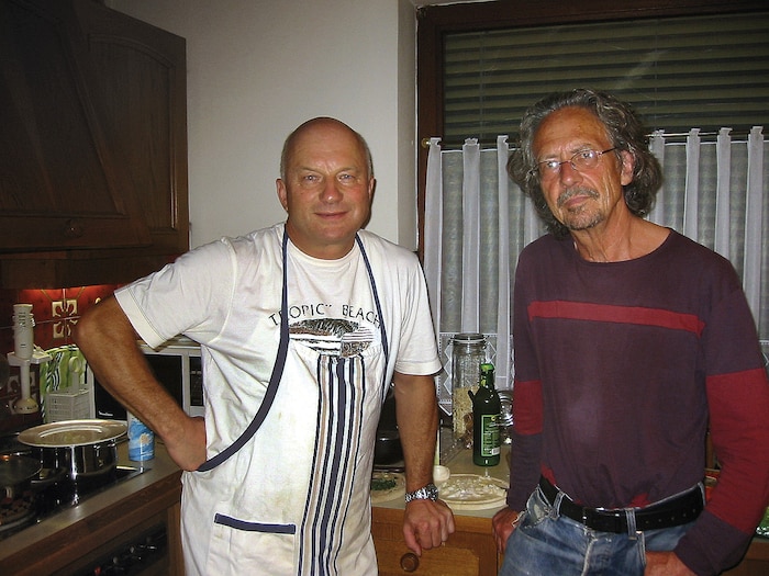 Jahrelange Freundschaft: Hauser und Handke.