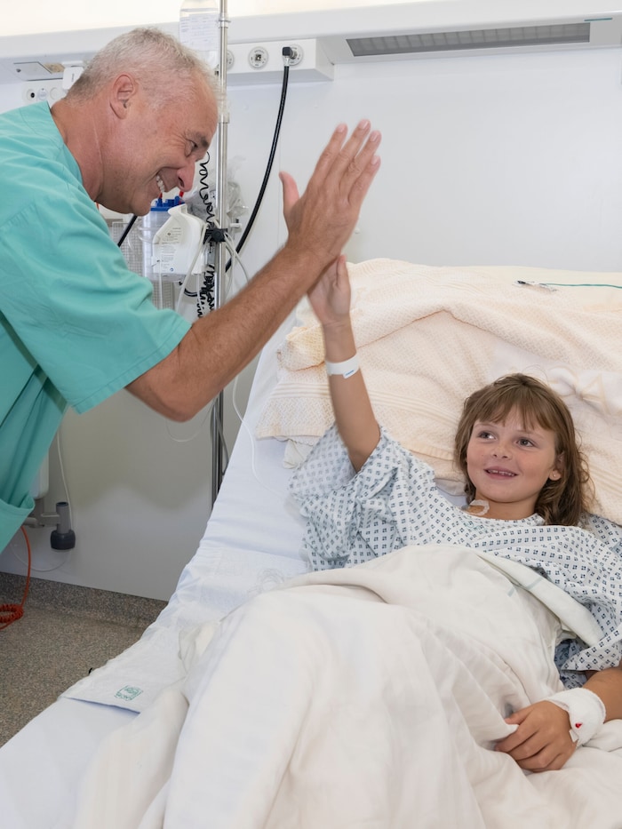 Holger Till und die kleine Vanessa aus Wörgl