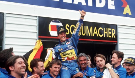 Vom Jungstar zum Champion: In der verrückten und tragischen Saison 1994 ging Schumis Stern in ...