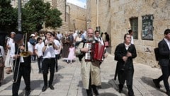 Jüdisches Fest Sukkot in Jerusalem