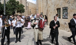 Jüdisches Fest Sukkot in Jerusalem