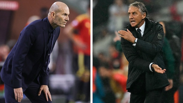 Zinendine Zidane trifft mit seinen Franzosen auf Italien mit seinem neuen, alten Teamchef ...