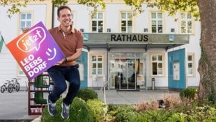 Freudensprung ins Rathaus. Harald Sorger erhielt um drei Stimmen mehr als Hermann Weiszbart, der ...