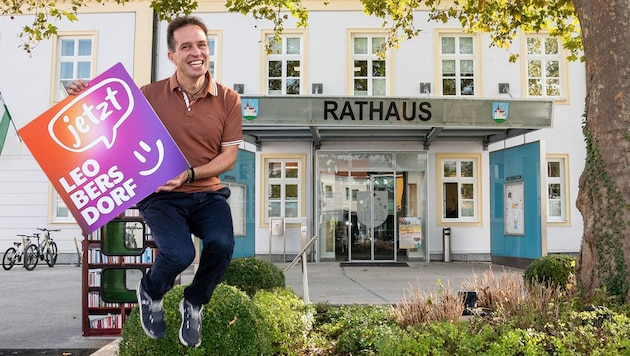 Freudensprung ins Rathaus. Harald Sorger erhielt um drei Stimmen mehr als Hermann Weiszbart, der ...