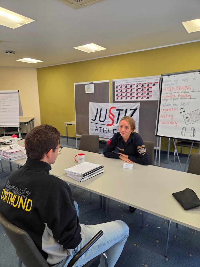 Die „Krone“ im Gespräch mit Justizsportlerin Caroline Bredlinger.