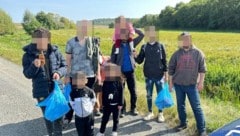 Flüchtlingsfamilie im Burgenland aufgegriffen – Bilder wie diese sind selten geworden.