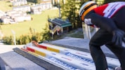 Franz-Josef Rehrl sprang die neue Anlaufspur gestern ein