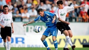 Schon der junge Xavi Alonso (r.) kickte schon im Reichshofstadion.