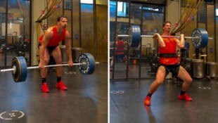 Zlatan Ibrahimovic präsentiert seine körperliche Fitness auf Instagram.