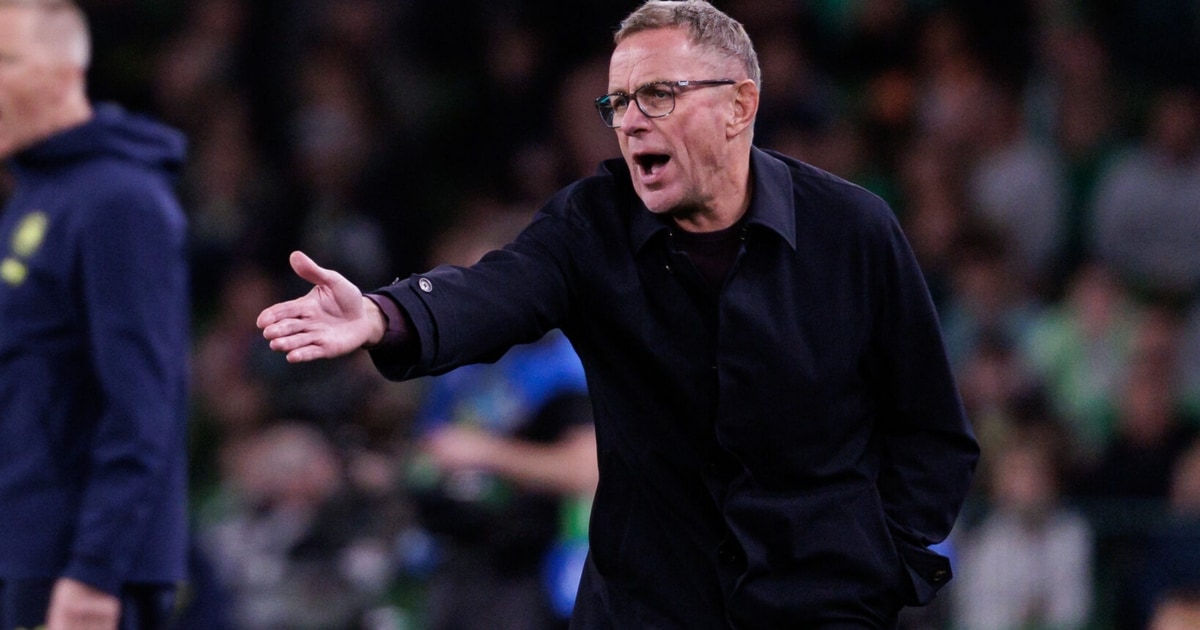 Rangnick az írek elleni döntetlen után: „Da haben wir uns nicht gut angestellt”
