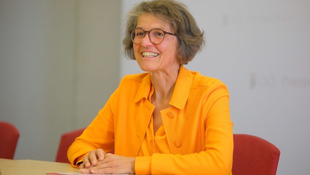 Die „Krone“ traf die Autorin und Presseclub-Präsidentin Christine Haiden zum Interview