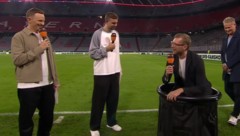 Jochen Breyer, Christoph Kramer, Per Mertesacker und Boris Büchler (von li. nach re.)