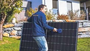 Die Abstimmung von dem, was am Dach die Energie auffängt und dem, was unten gespeichert wird, ...