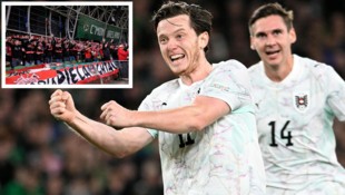 Michael Gregoritsch und Co. erkämpfen sich noch einen Punkt und sorgen bei den ÖFB-Fans für ...