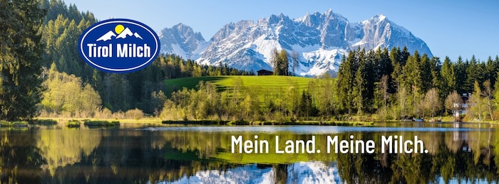 Wo Tirol Milch draufsteht, ist zu 100% Tiroler Bergbauern-Milch drin.